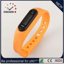 Montre bon marché de podomètre de silicone de promotion / bracelet de podomètre